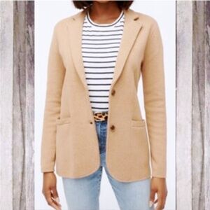 SALE! J Crew Mercantile Tan Sweater Blazer sz XS